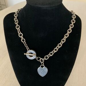 Silver Heart Pendant Necklace